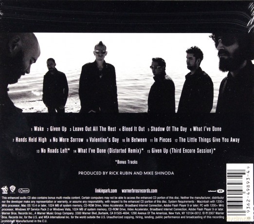 Linkin Park: Minutes To Midnight + 3 Bonus Tracks [CD]