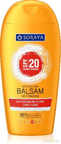 Soraya Balsam do opalania SPF 20 - średnia ochrona, wodoodporny 200 ml