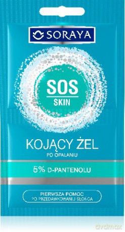 Soraya Kojący żel po opalaniu chłodząco-łagodzący 5% d-Panthenolu (saszetka) 10ml