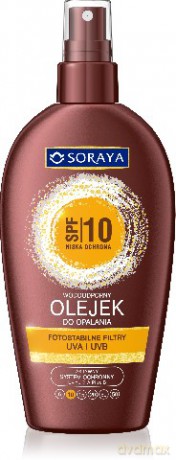 Soraya Olejek do opalania SPF 10 - niska ochrona wodoodporny (spray) 150 ml