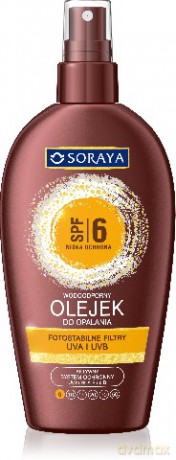 Soraya Olejek do opalania SPF 6 - niska ochrona wodoodporny (spray) 150 ml