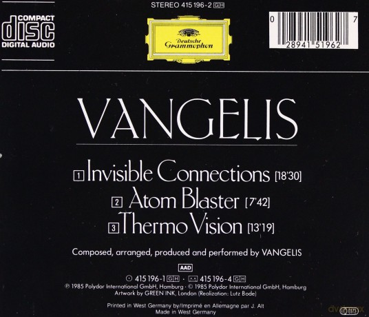 Vangelis: Invisible Connections [CD]
