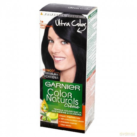 Garnier Color Naturals farba do włosów nr 1+ ultra czerń