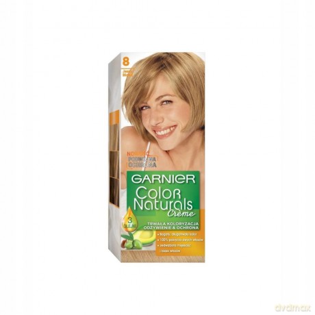 Garnier Color Naturals farba do włosów nr 8 jasny blond