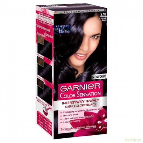 Garnier Color Sensation krem koloryzujący 2.10 szafirowa czerń