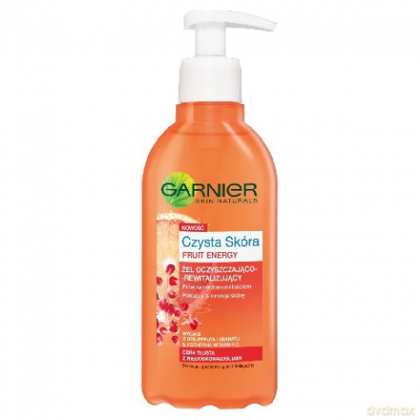 Garnier Czysta skóra Fruit Energy żel do twarzy oczyszczająco-rewitalizujący