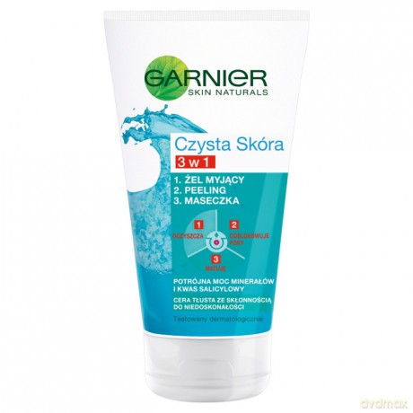 Garnier Czysta skóra żel 3w1 do twarzy 150 ml