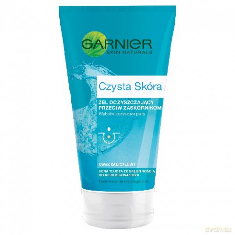 Garnier Czysta skóra żel oczyszczający do twarzy (tuba) 150 ml