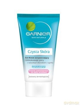 Garnier Czysta skóra żel, krem do twarzy (tuba) 150 ml