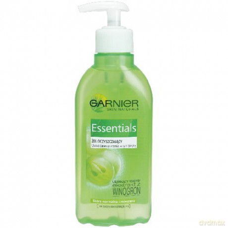 Garnier Essentials żel do mycia twarzy pompka do cery normalnej i mieszanej
