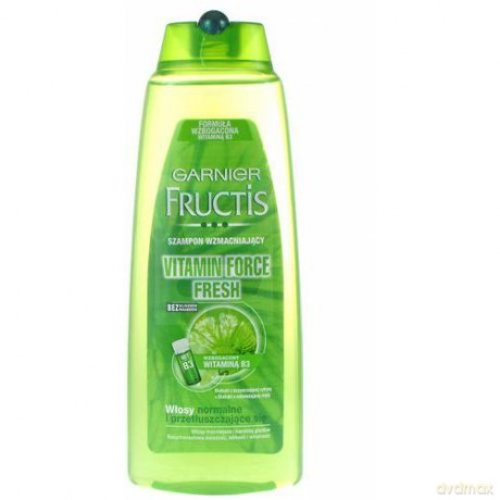 Garnier Fructis szampon Vitamin Force Fresh do włosów przetłuszczających 400 ml