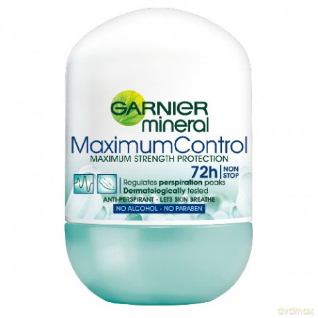 Garnier Mineral Invisi Deodorant Roll-on Maximum Control 72h, 50 ml