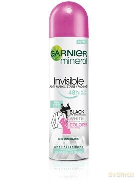 Garnier Mineral Invisible dezodorant Color Fresh (spray) 150 ml
