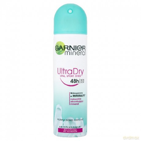 Garnier Mineral Ultra Dry (upał, sport, stres) dezodorant (spray) 150 ml