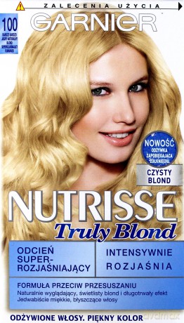 Garnier Nutriss farba nr 100 bardzo bardzo jasny naturalny blond super rozjaśniający