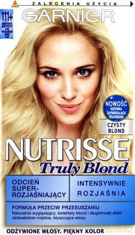Garnier Nutriss farba nr 111+ bardzo bardzo jasny popielaty blond super rozjaśniający