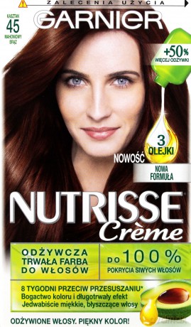Garnier Nutriss farba nr 45 mahoniowy kasztan
