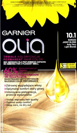 Garnier Olia farba nr 10.1 bardzo jasny popielaty blond