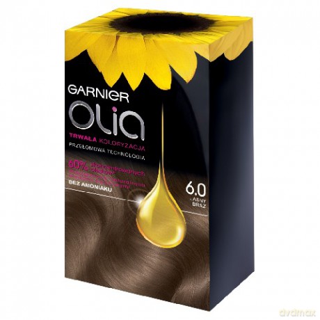 Garnier Olia farba nr 6.0 jasny brąz
