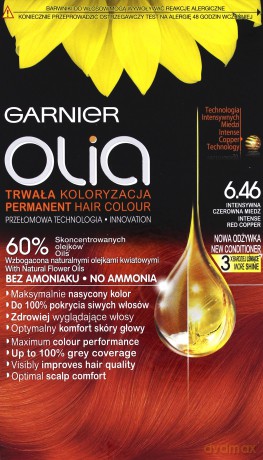 Garnier Olia farba nr 6.46 intensywna czerwona miedź