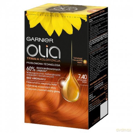Garnier Olia farba nr 7.40 intensywna miedź