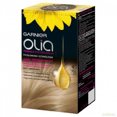 Garnier Olia farba nr 9.1 popielaty bardzo jasny blond