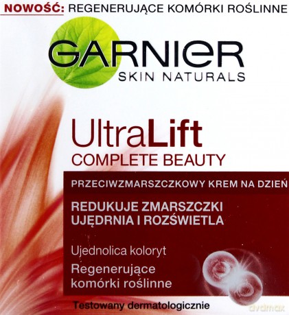 Garnier UltraLift krem na dzień przeciwzmarszczkowo-ujędrniający z Pro-Retinolem 40+