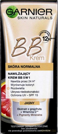 Garnier Upiększający BB krem 5 w 1: cera jasna 50 ml