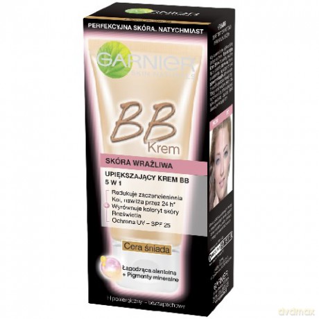 Garnier Upiększający BB krem 5 w 1 Sensitive: cera ciemna 50 ml