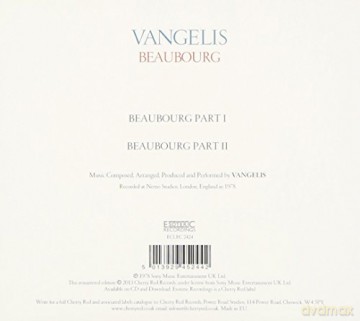 Vangelis: Beaubourg (Remastered) [CD]