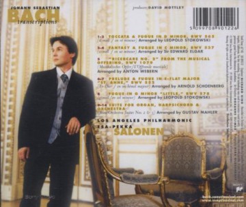 Esa-Pekka Salonen: Bach Orchestral Arrangements [CD]
