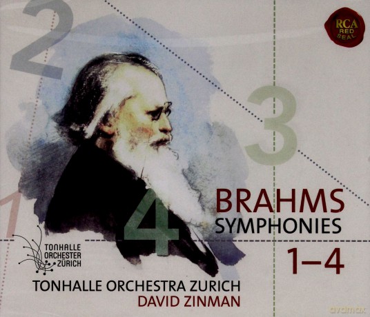 David Zinman: Brahms: Symphonies 1-4 [3CD]
