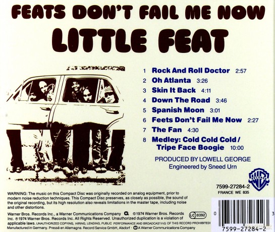 Little Feat: Feats Dont Fail Me [CD]