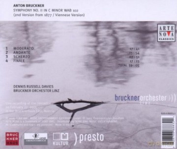 Dennis Russell Davies: Bruckner: Symphony No. 2 [CD]