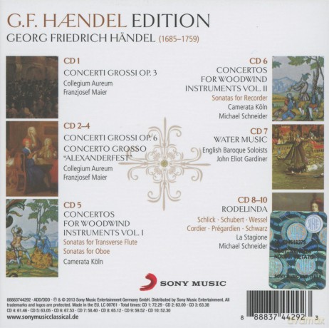 G.F. Handel Edition [10CD]