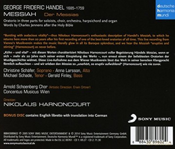 Nikolaus Harnoncourt: Handel: Messiah [3CD]
