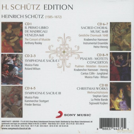 Heinrich Schutz Edition [10CD]