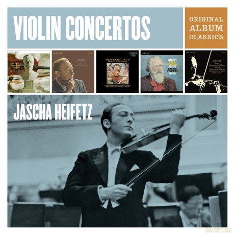 Jascha Heifetz: Jascha Heifetz Violin Concertos - Original Album Classics [5CD]