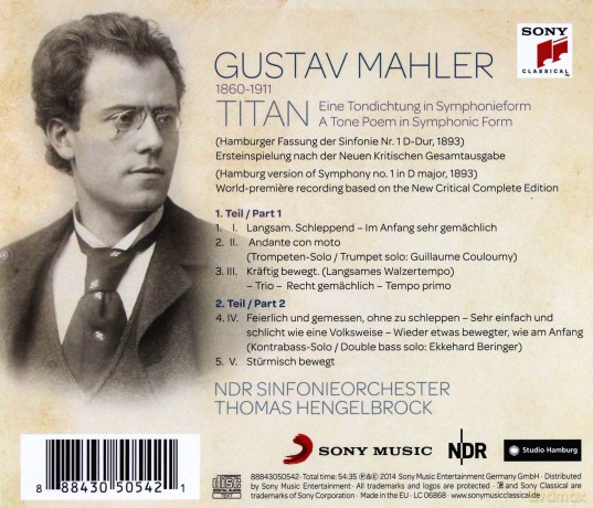 Thomas Hengelbrock: Mahler: Sinfonie Nr. 1 [CD]