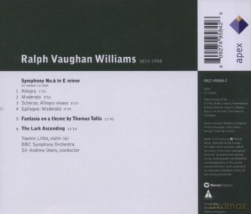 T. Little/A. Davis/Bbcso: Will: Sinfonie Nr.6/Lark Ascend [CD]