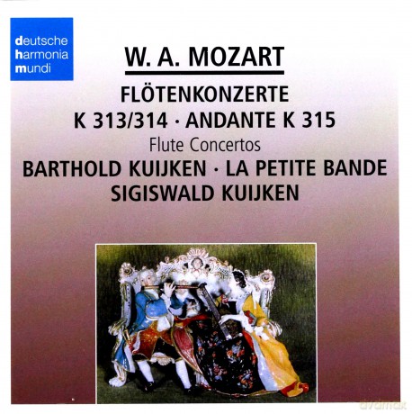 Barthold Kuijken: Mozart: Flute Concertos [CD]