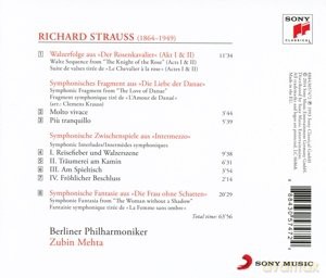 Zubin Mehta: Richard Strauss: Orchestral Music [CD]