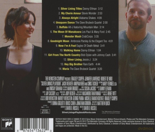 Silver Linings Playbook soundtrack (Poradnik Pozytywnego Myślenia) [CD]