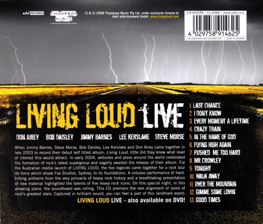 Living Loud: Live [CD]