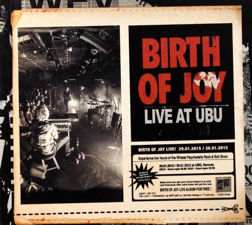 Birth Of Joy: Live At Ubu [2CD]