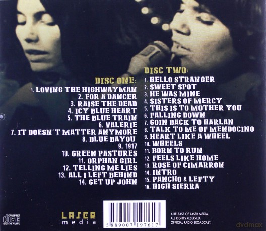 Emmylou Harris Linda Ronstadt: Live On Kswm [CD]