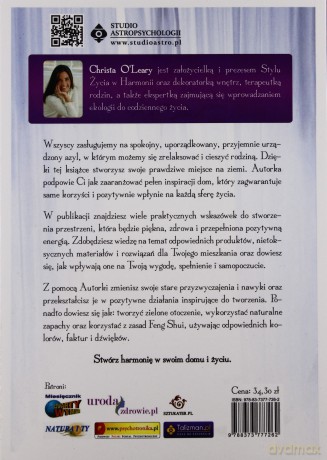 Dom pełen harmonii. Oczyść mieszkanie, oczyść życie - Christa O'leary [KSIĄŻKA]