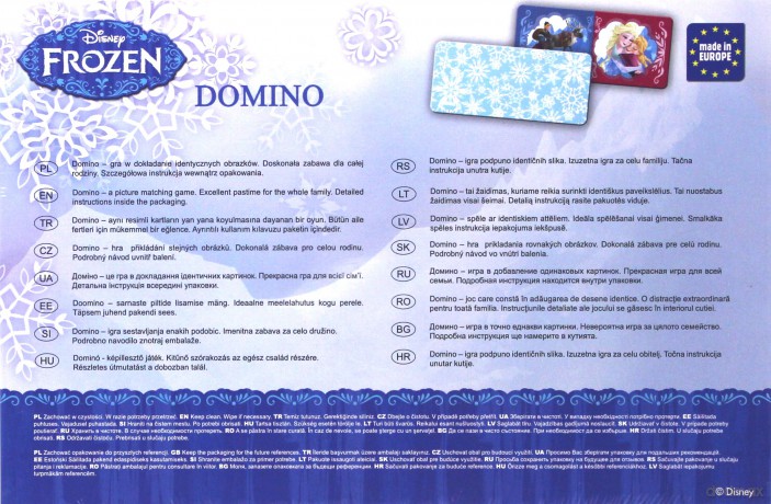 TREFL Domino Kraina Lodu [GRA]