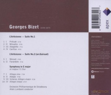 Lombard/Strasbourg Po: Bize: L\'arlesienne Suites/Sinf. [CD]