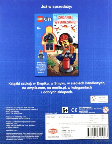 Lego City. 500 naklejek [KSIĄŻKA]